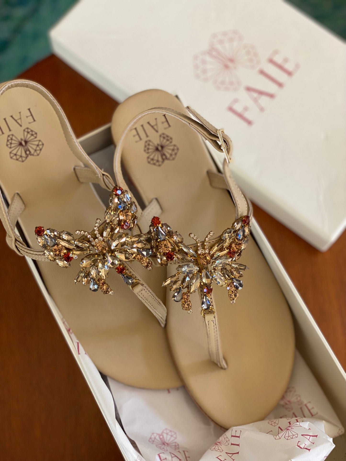 Butterfly sandals